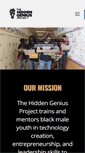 Mobile Screenshot of hiddengeniusproject.org